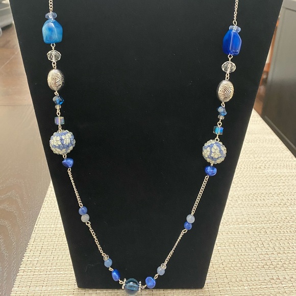 F: Blue Ocean Necklace - Picture 2 of 7